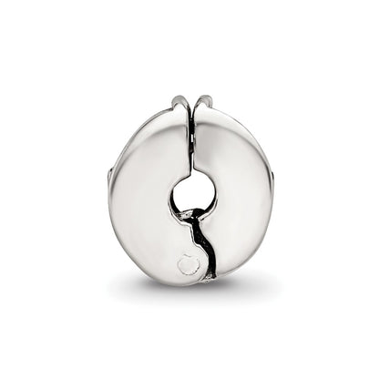 Sterling Silver Kids Collection Reflections Floral Pattern Clip Bead
