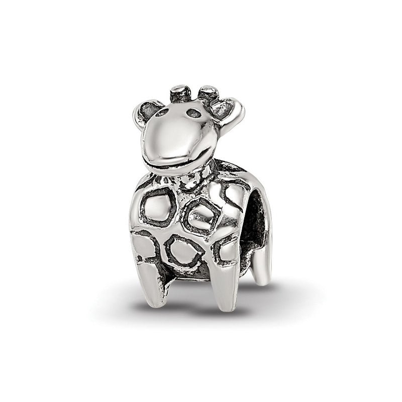 Sterling Silver Reflections Kids Giraffe Bead