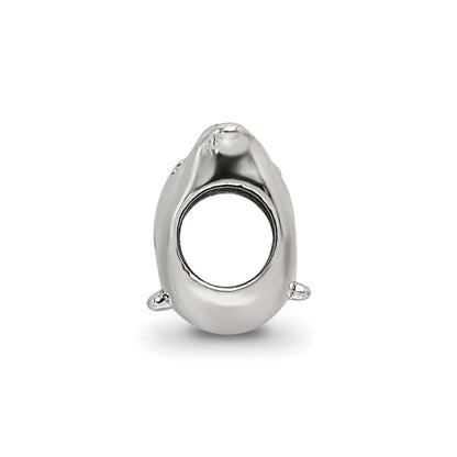Sterling Silver Reflections Kids Whale Bead