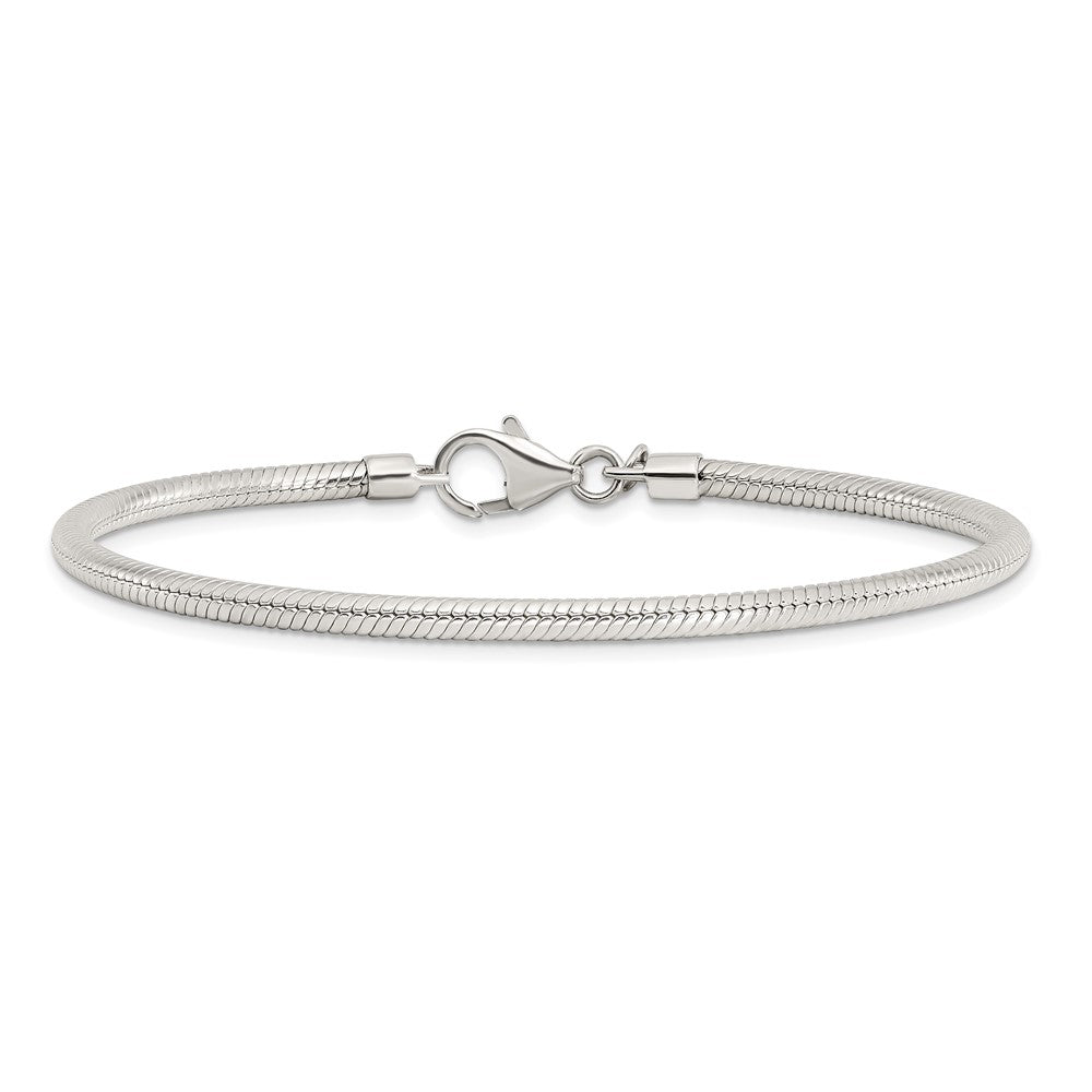 7 Inch Sterling Silver Reflections Lobster Clasp Bead Bracelet