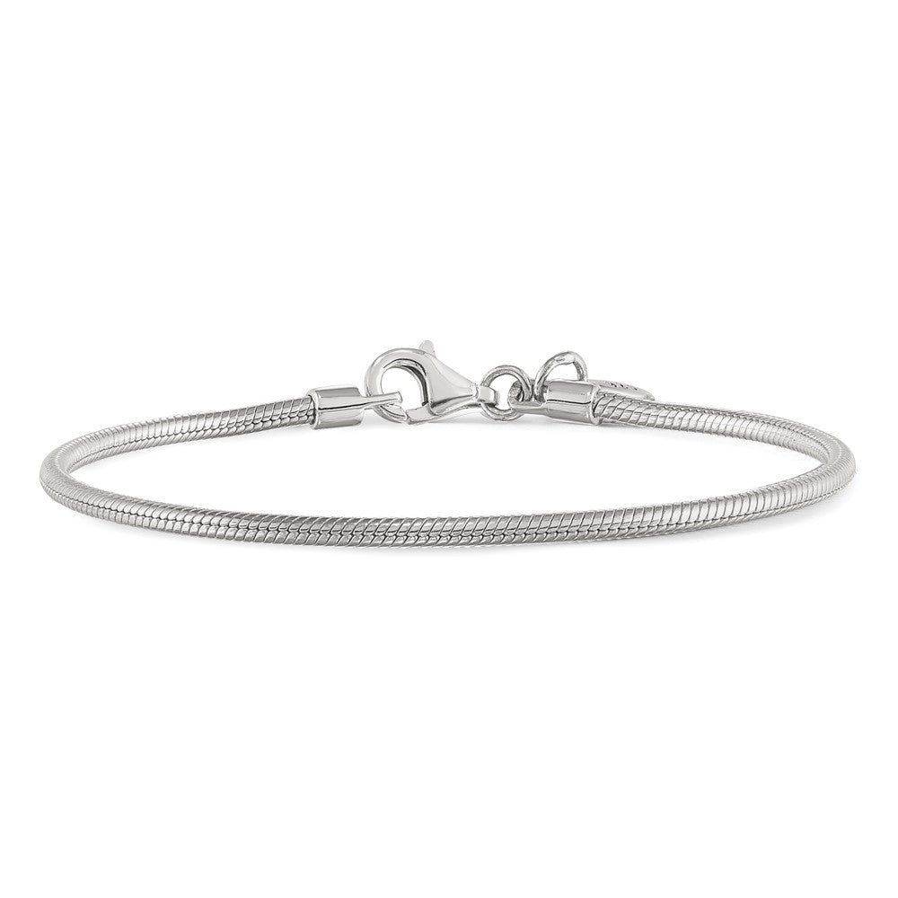 6.5 Inch Kids Collection Sterling Silver Bracelet For Reflection Beads