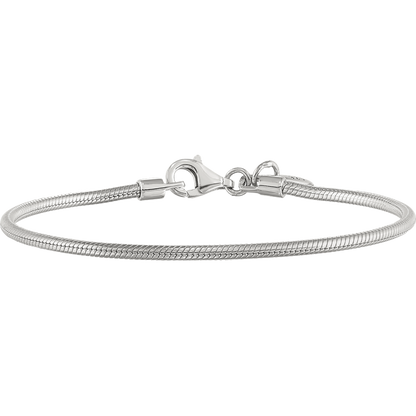 4.75 Inch Kids Collection Sterling Silver Bracelet For Reflection Beads