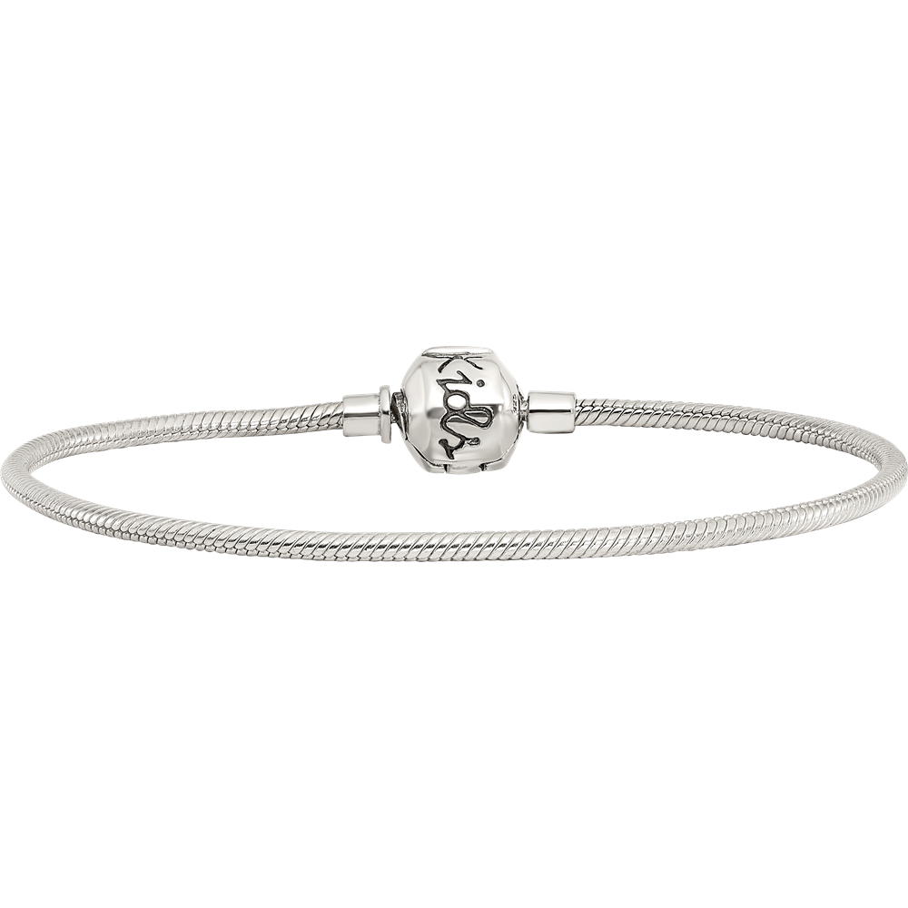 6 Inch Kids Collection Sterling Silver Bracelet For Reflection Beads
