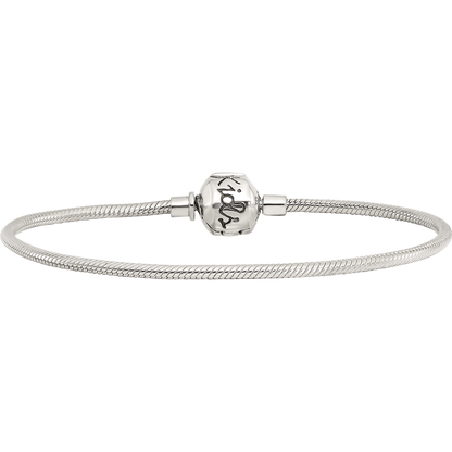 6 Inch Kids Collection Sterling Silver Bracelet For Reflection Beads