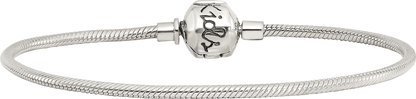 7.5 Inch Sterling Silver 19Cm Reflections Kids Hinged Clasp Bracelet