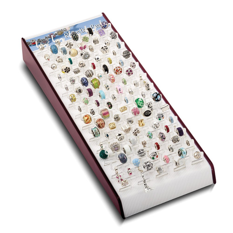 Non Metal Single Bead Tray Display