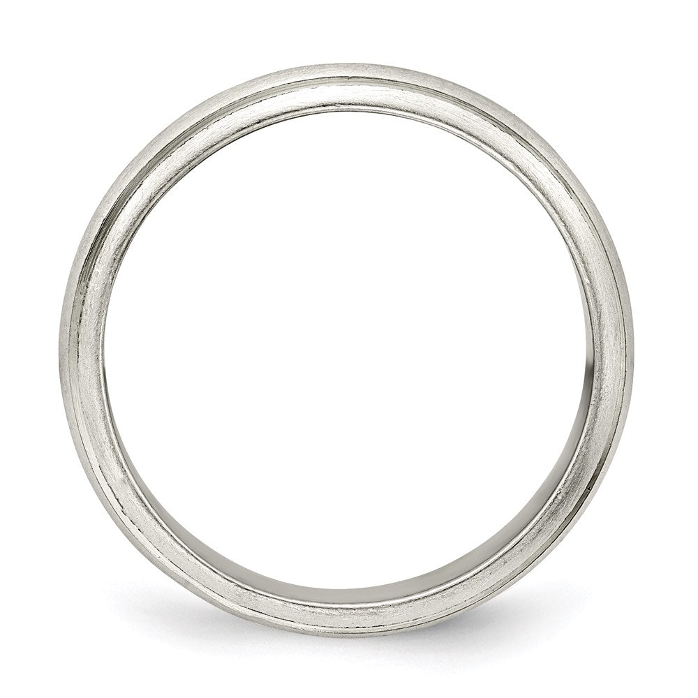 Sterling Silver 4mm Satin Finish Band