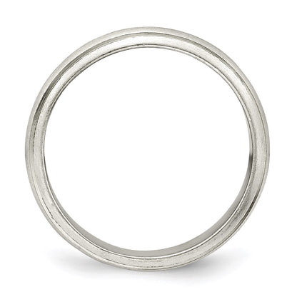 Sterling Silver 4mm Satin Finish Band