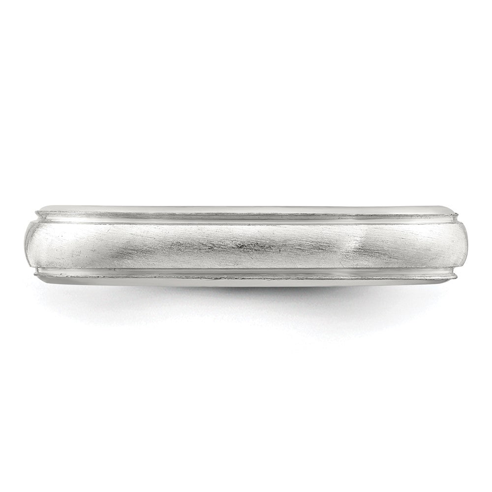 Sterling Silver 4mm Satin Finish Band