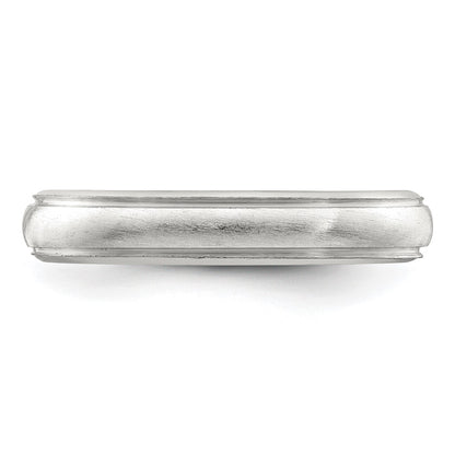 Sterling Silver 4mm Satin Finish Band