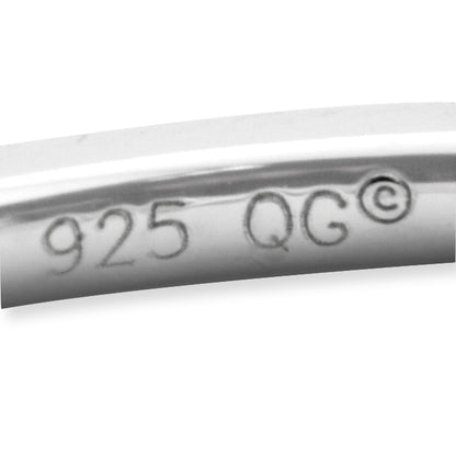 Sterling Silver Stackable Expressions Brown Enameled 1.5mm Ring
