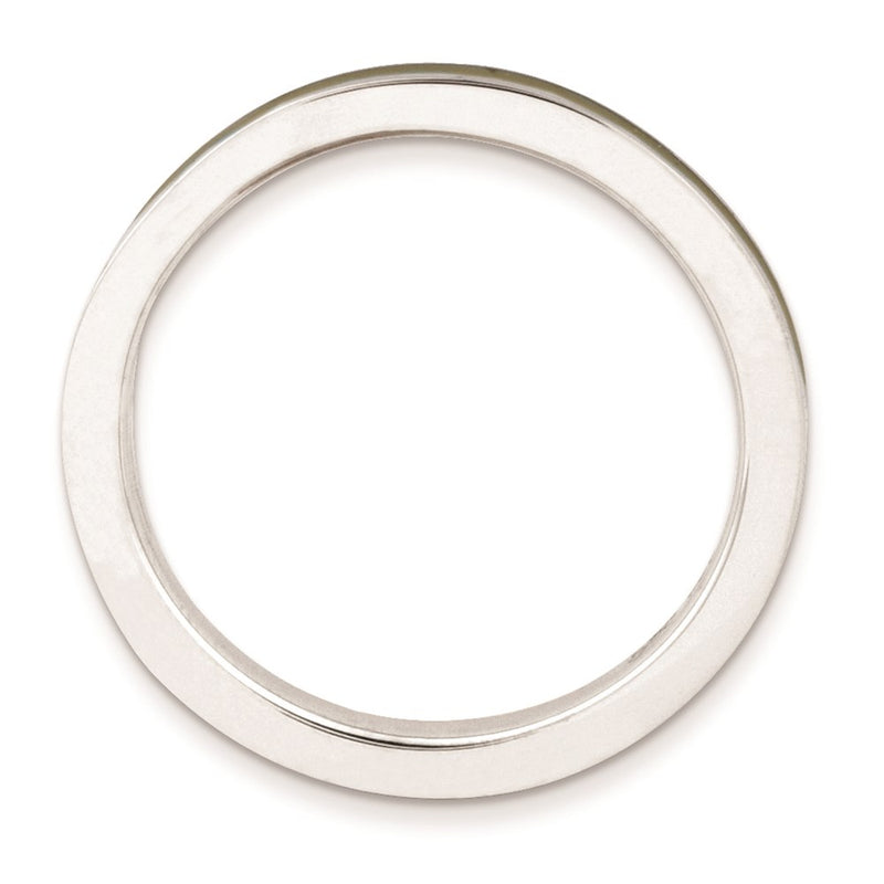 Sterling Silver Stackable Expressions Brown Enameled 2.25mm Ring