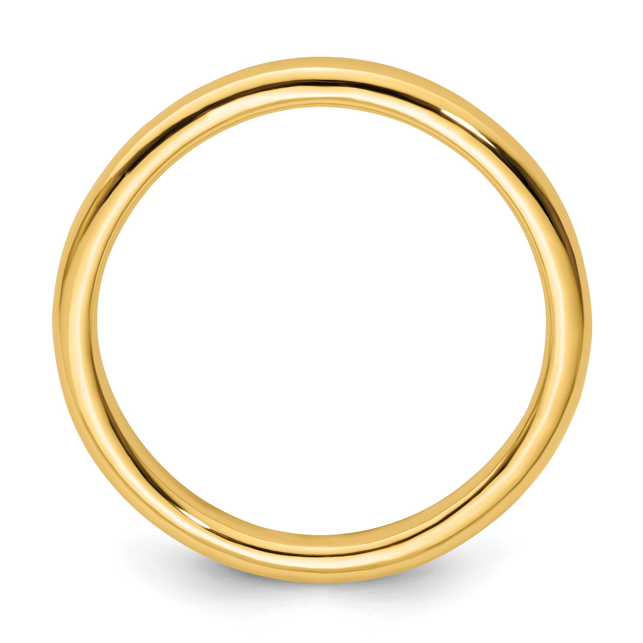 Sterling Silver Stackable Expressions Gold Plated Polished Ring