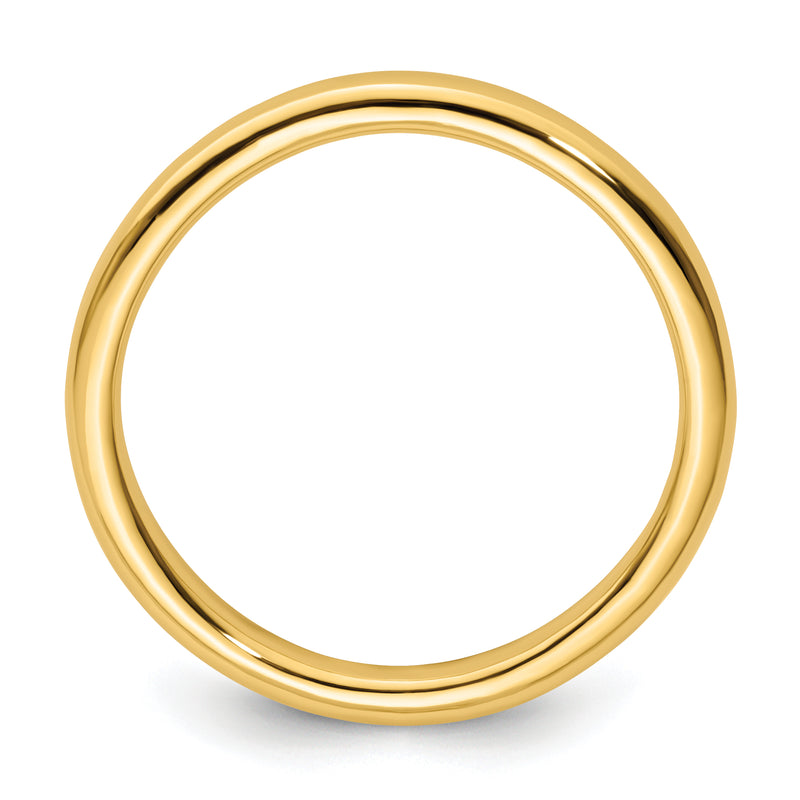 Sterling Silver Stackable Expressions Gold Plated Polished Ring