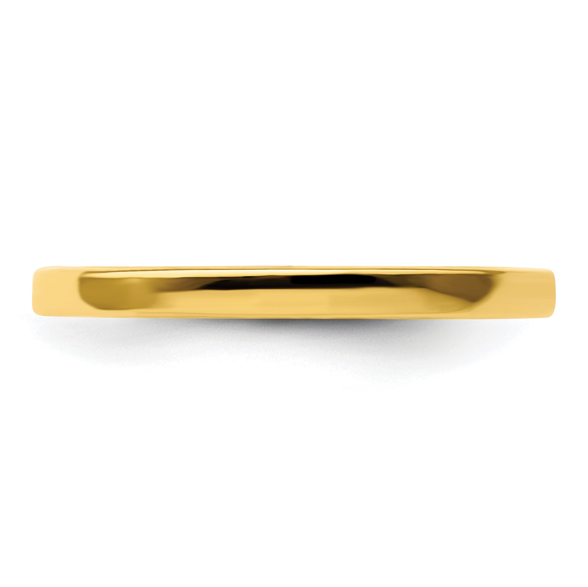 Sterling Silver Stackable Expressions Gold Plated Polished Ring
