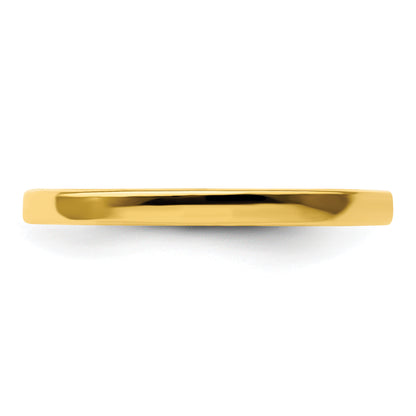 Sterling Silver Stackable Expressions Gold Plated Polished Ring