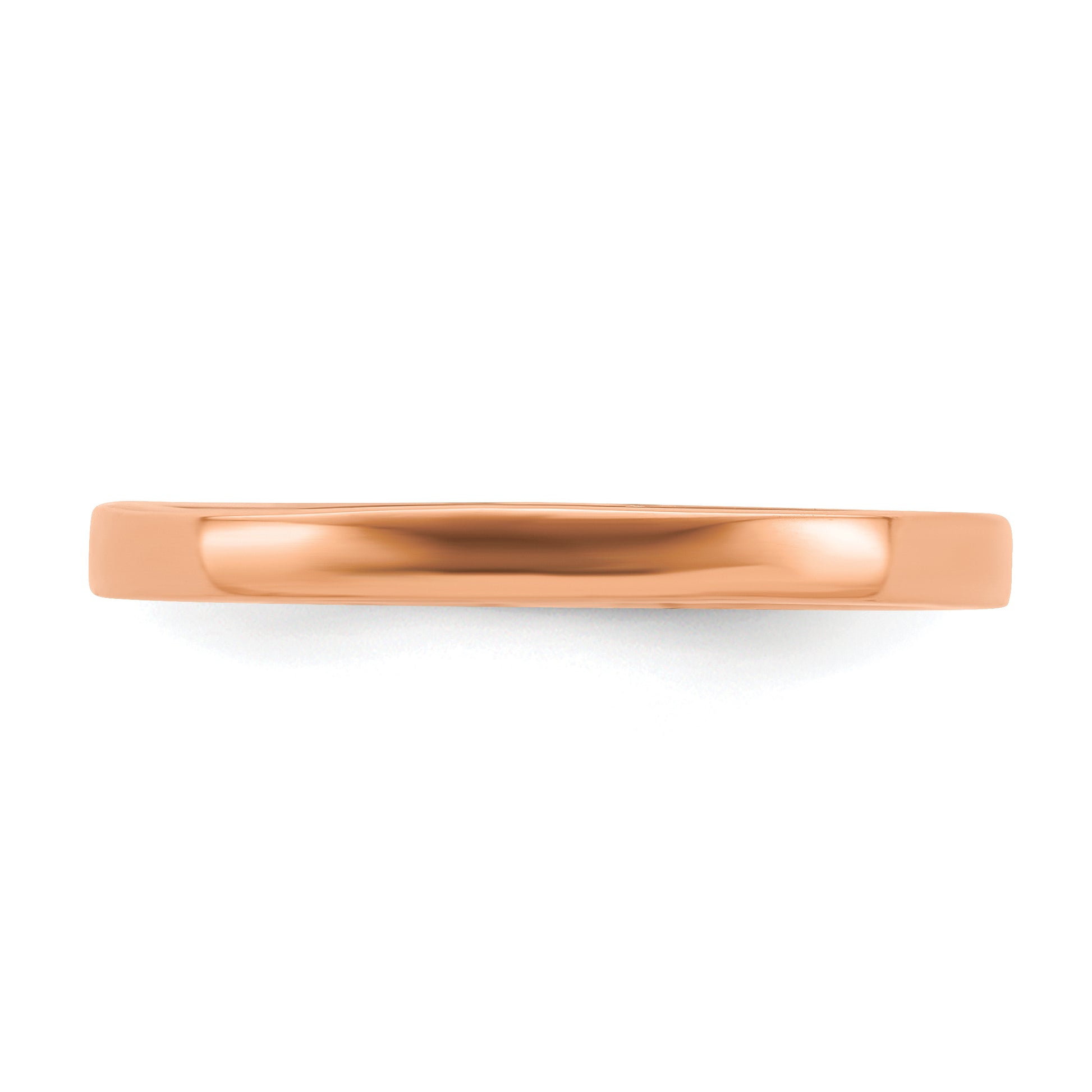 Sterling Silver Stackable Expressions Pink Plated Polished Ring