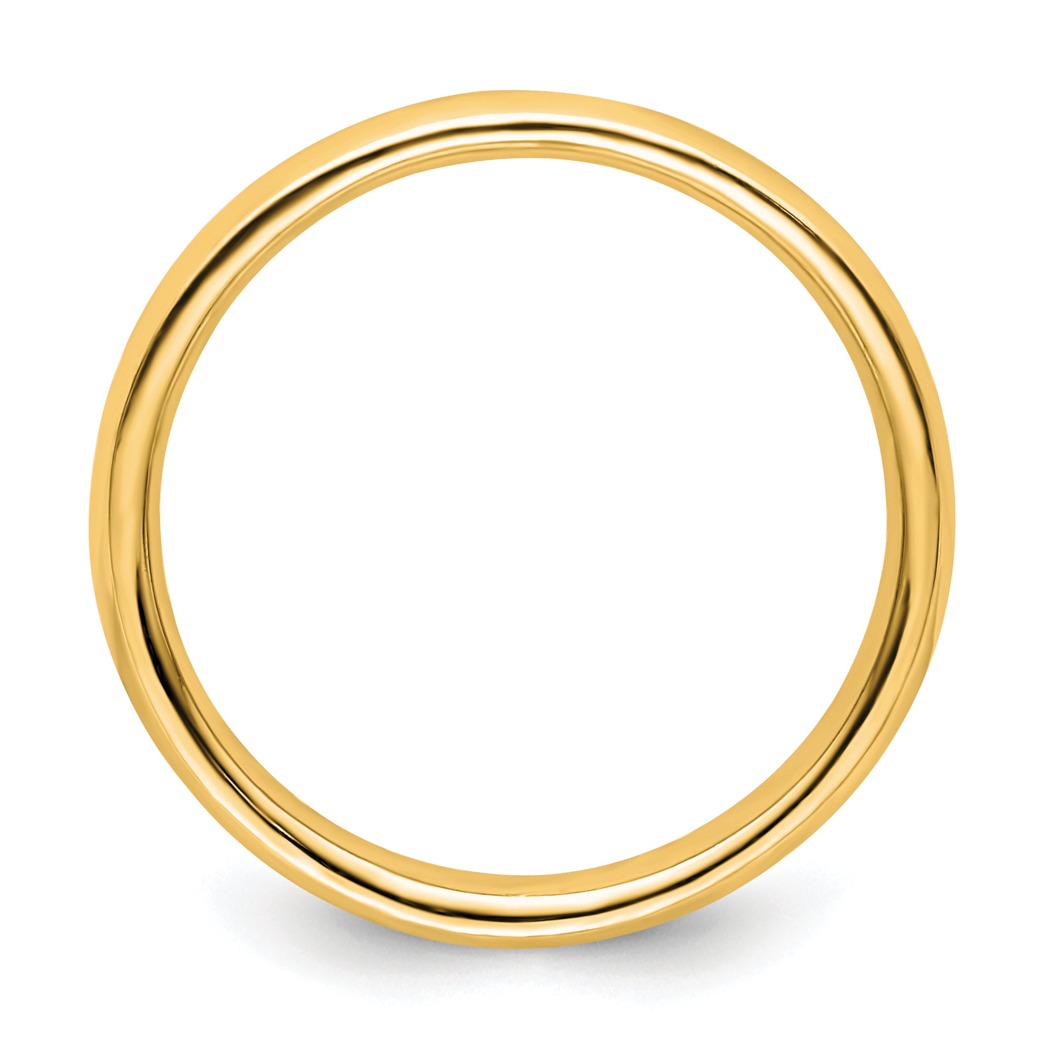 Sterling Silver Stackable Expressions Gold Plated Polished Ring