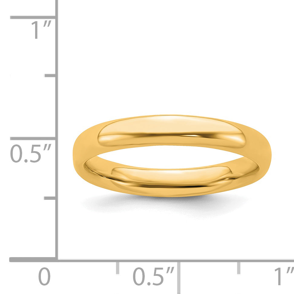 Sterling Silver Stackable Expressions Gold Plated Polished Ring