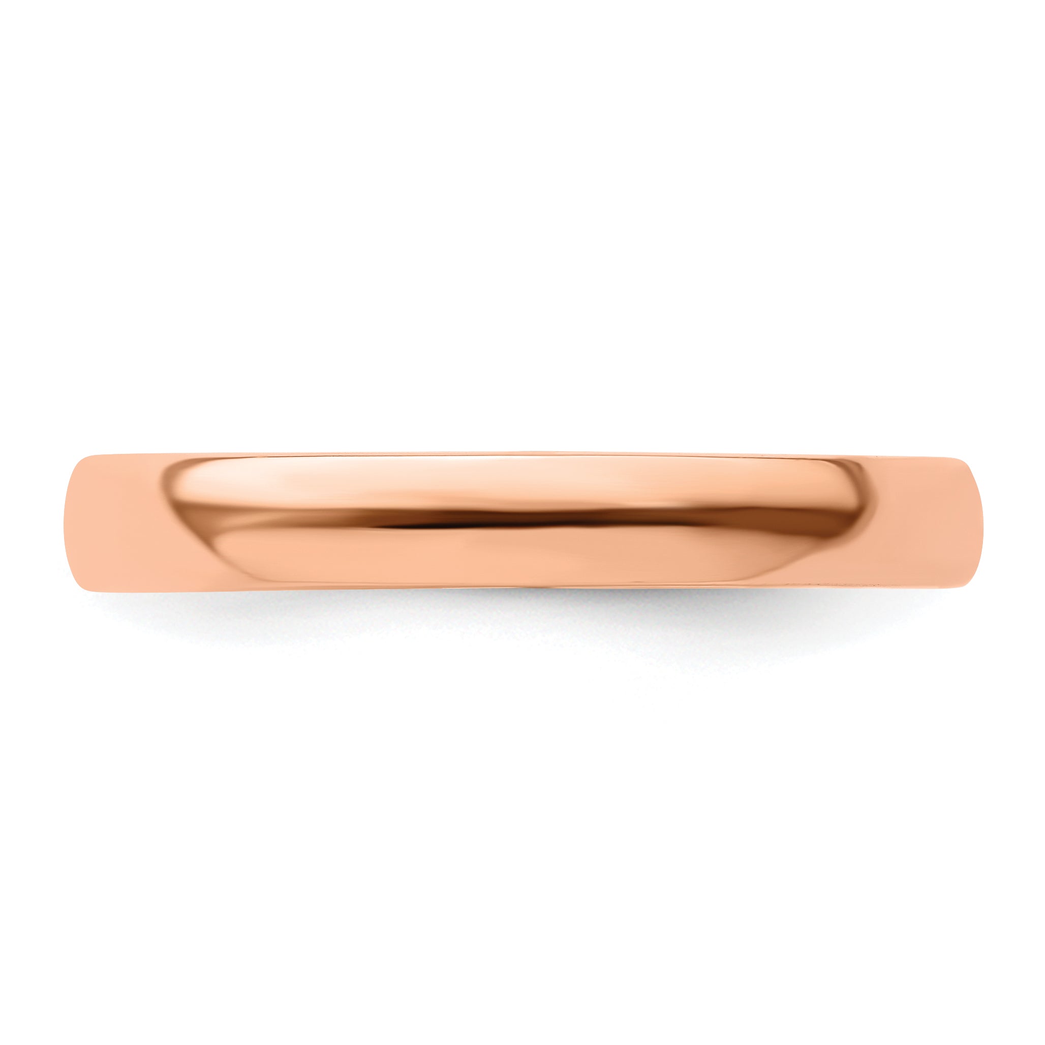 Sterling Silver Stackable Expressions Pink Plated Polished Ring