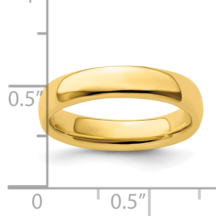 Sterling Silver Stackable Expressions Gold Plated Polished Ring