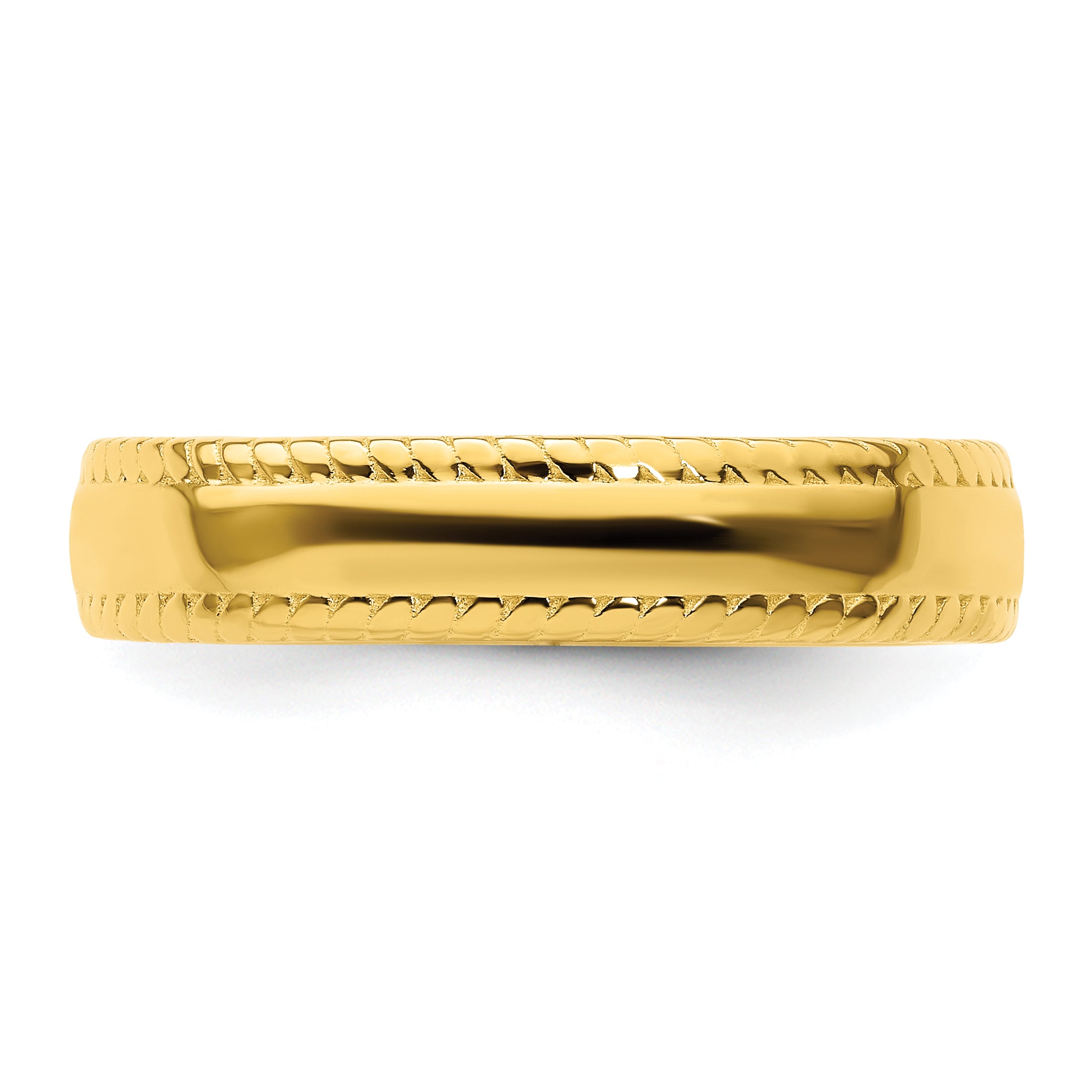 Sterling Silver Stackable Expressions Gold Plated Ring