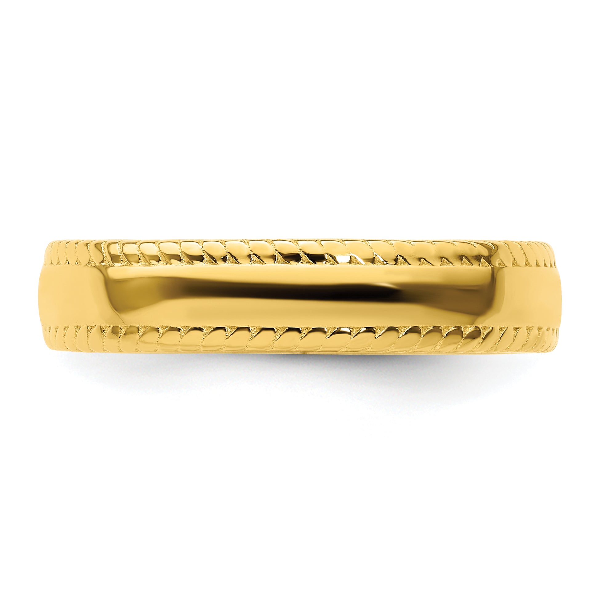 Sterling Silver Stackable Expressions Gold Plated Ring