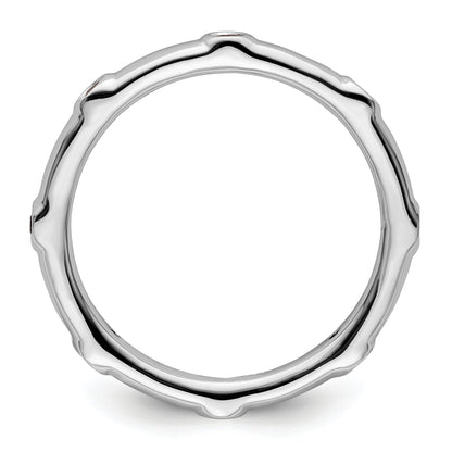 Sterling Silver Stackable Expressions Pink Tourmaline Ring