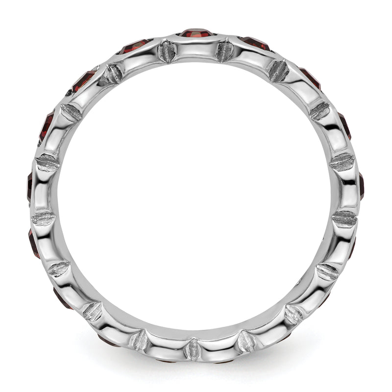 Sterling Silver Stackable Expressions June Crystal Ring