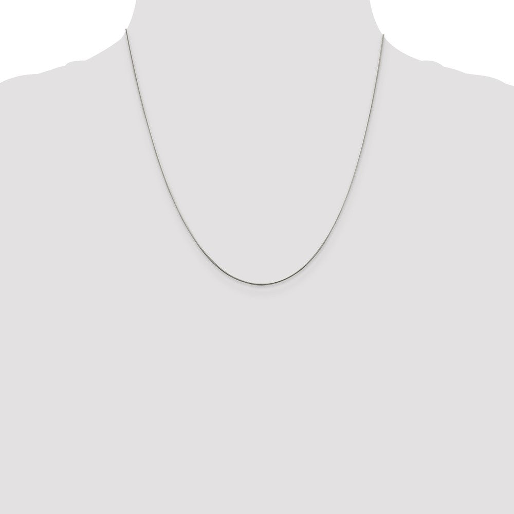20 Inch Sterling Silver .7mm Snake Chain Necklace