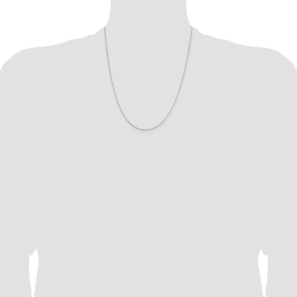22 Inch Sterling Silver .7mm Snake Chain Necklace