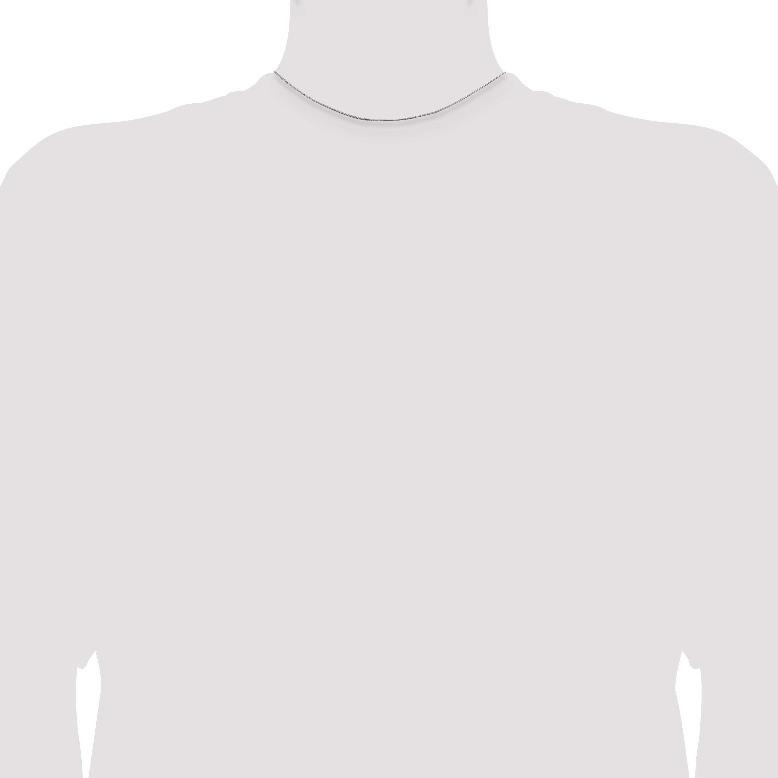 14 Inch Sterling Silver .8mm Snake Chain