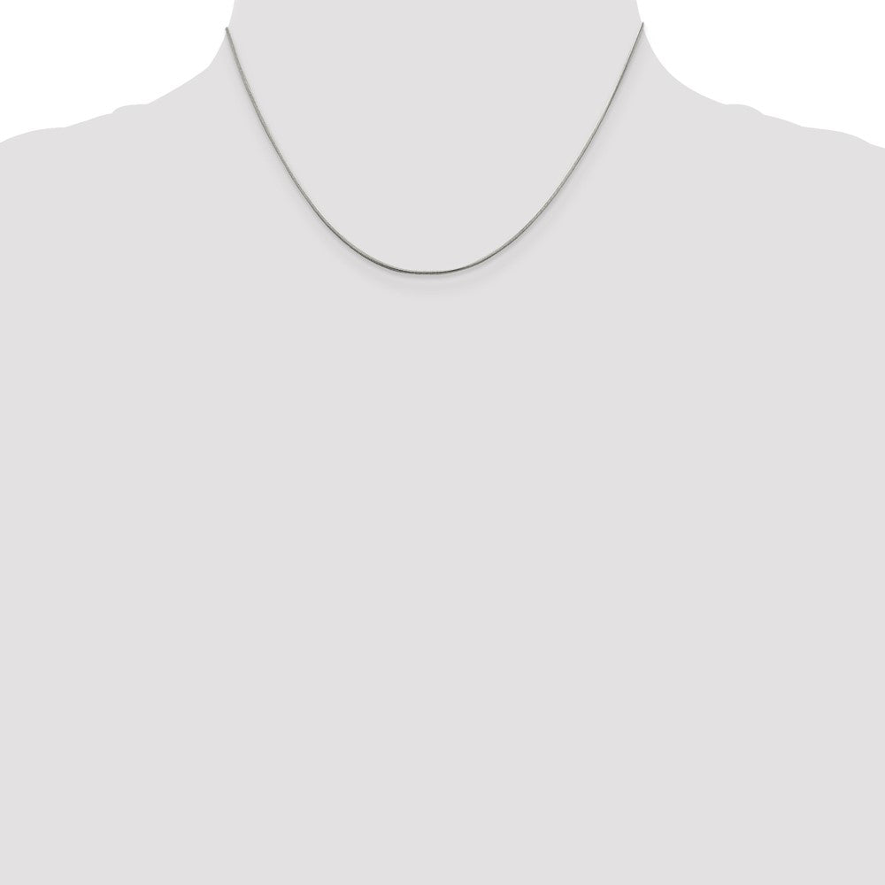 16 Inch Sterling Silver .8mm Snake Chain Necklace