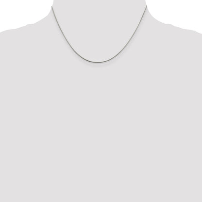 16 Inch Sterling Silver .8mm Snake Chain Necklace