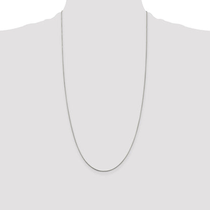 28 Inch Sterling Silver .8mm Snake Chain Necklace