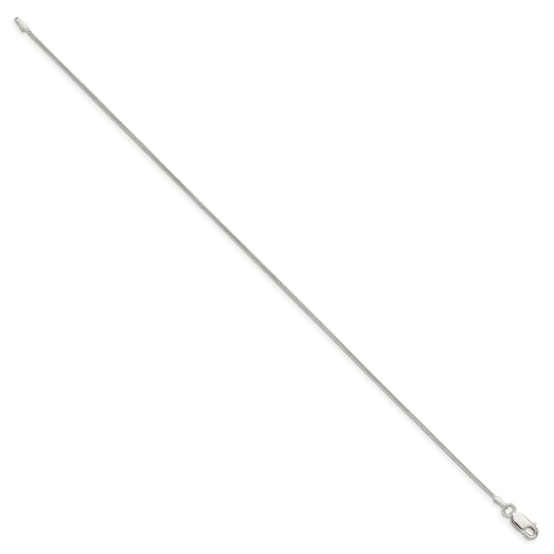 7 Inch Sterling Silver .8mm Snake Chain Bracelet