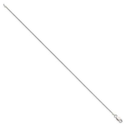 9 Inch Sterling Silver .8mm Snake Chain Anklet