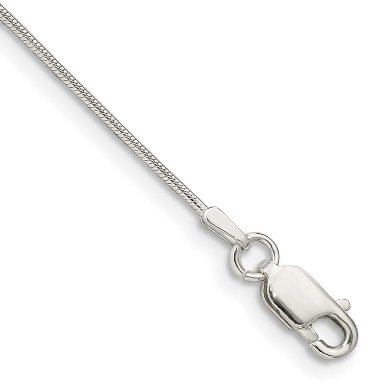 7 Inch Sterling Silver .8mm Snake Chain Bracelet