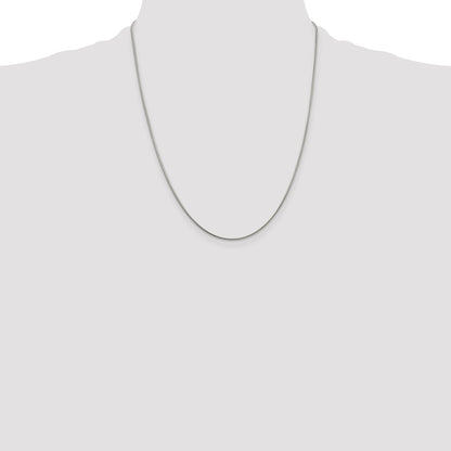 22 Inch Sterling Silver 1mm Snake Chain Necklace