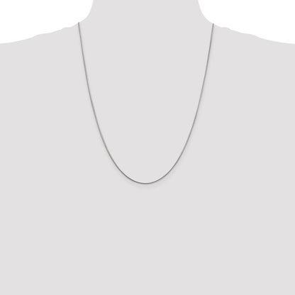 24 Inch Sterling Silver 1mm Snake Chain Necklace