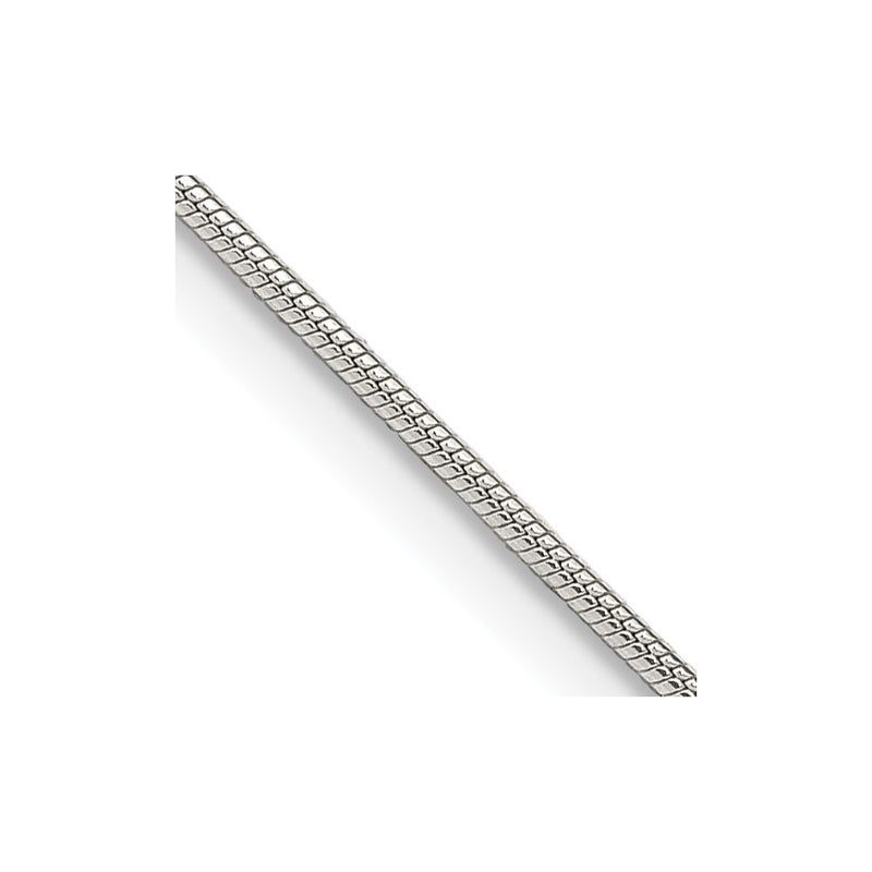 24 Inch Sterling Silver 1mm Snake Chain Necklace