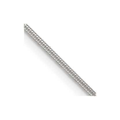 36 Inch Sterling Silver 1mm Snake Chain Necklace
