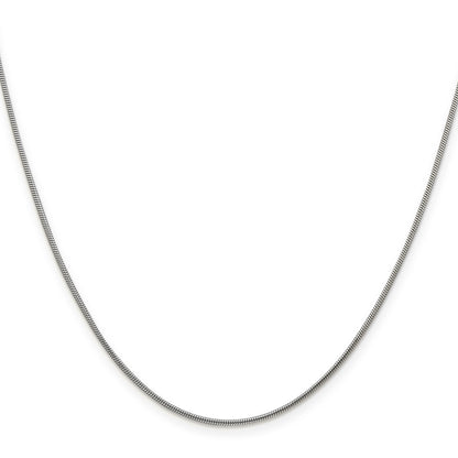 26 Inch Sterling Silver 1.2mm Snake Chain