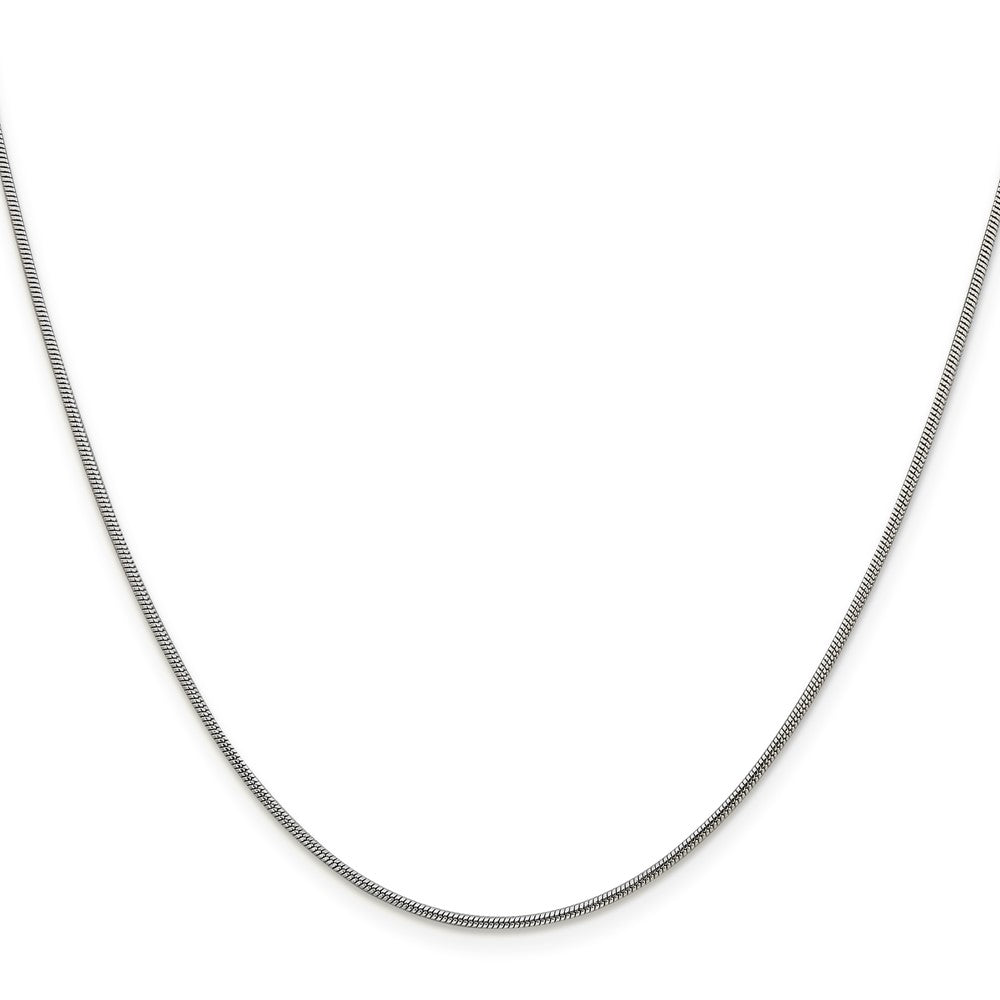 36 Inch Sterling Silver 1.2mm Snake Chain Necklace
