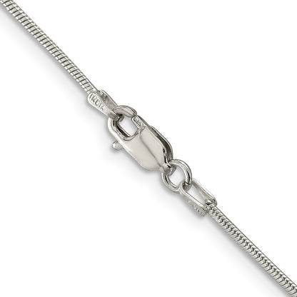 36 Inch Sterling Silver 1.2mm Snake Chain Necklace