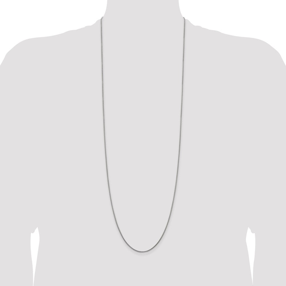 36 Inch Sterling Silver 1.2mm Snake Chain Necklace