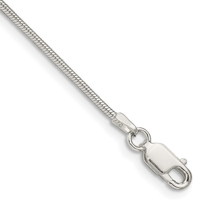 7 Inch Sterling Silver 1.2mm Snake Chain Bracelet