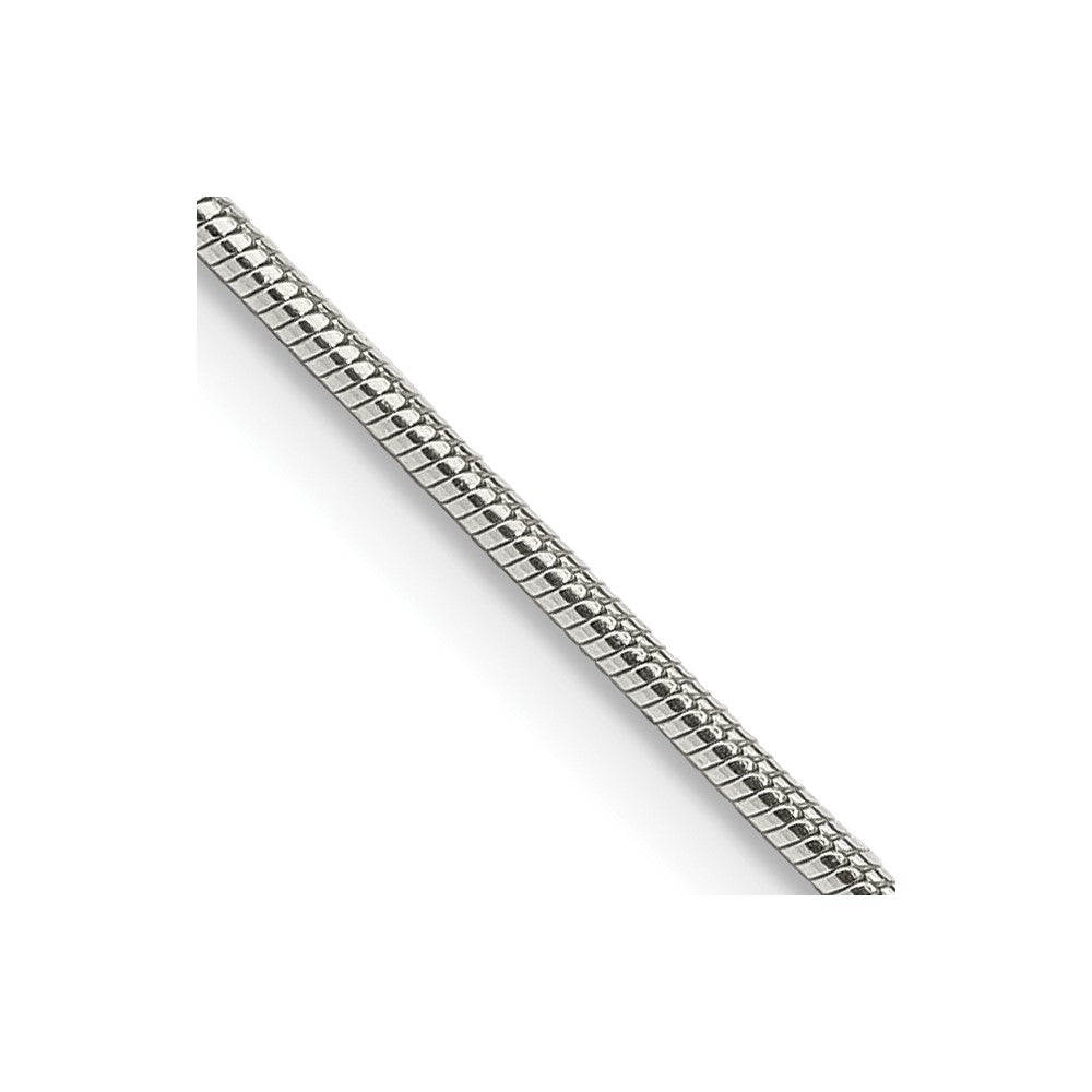 36 Inch Sterling Silver 1.2mm Snake Chain Necklace