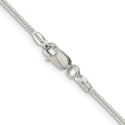 Sterling Silver 1.25mm Snake Chain Necklace