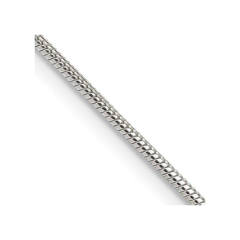 Sterling Silver 1.25mm Snake Chain Necklace
